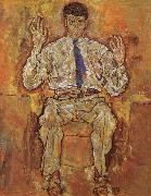 Egon Schiele Portrait of Albert Paris von Gutersloh oil painting picture wholesale